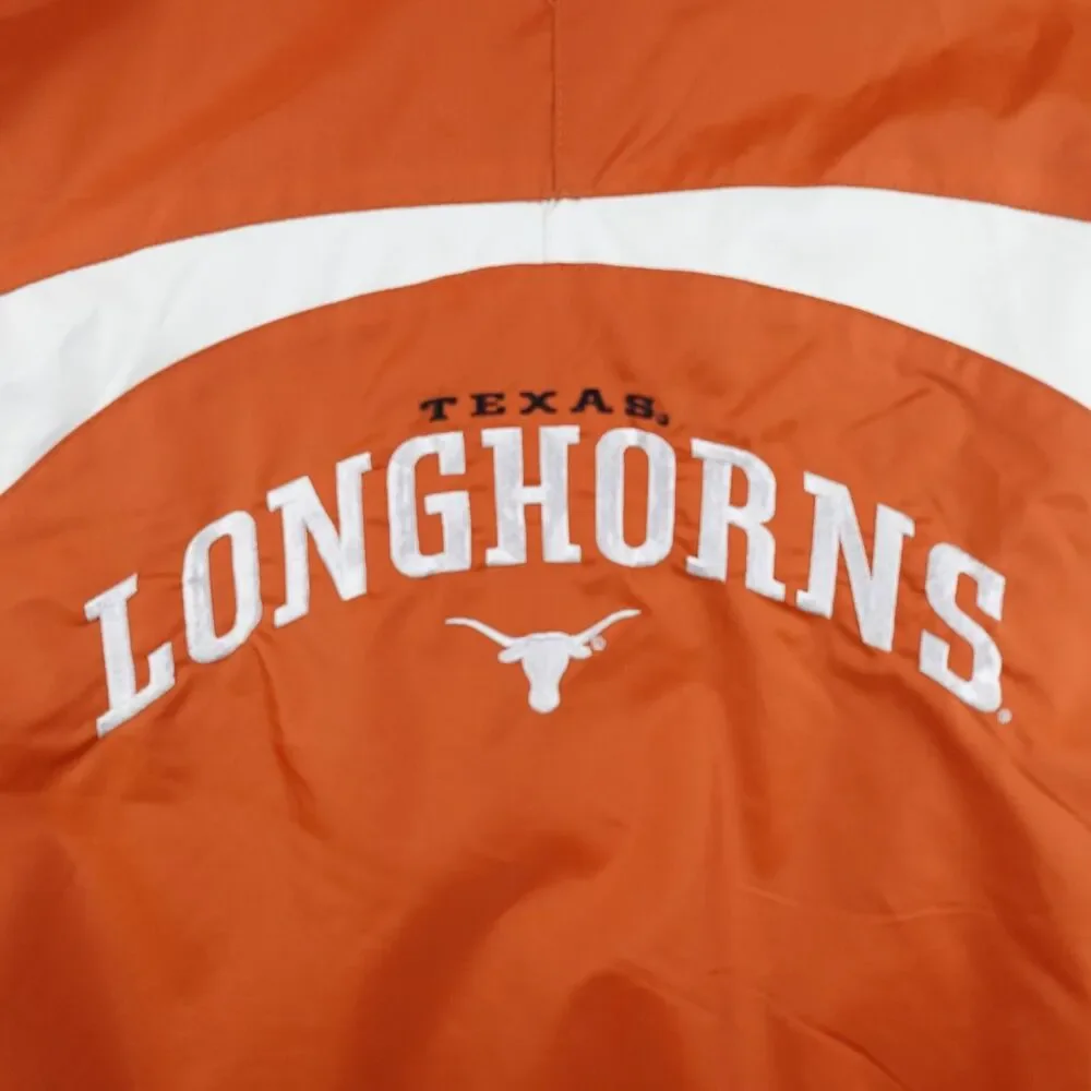 Vintage Texas Longhorns Jacket Men's M Orange White Red Oak Sportswear Hooded
